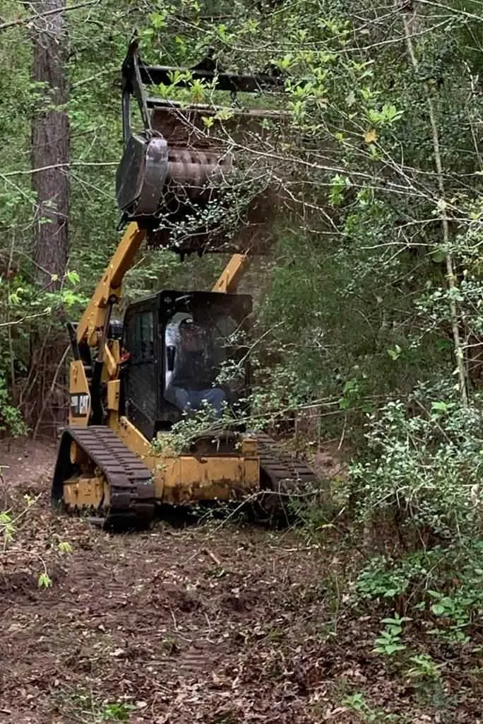 Brush debris cleared after service