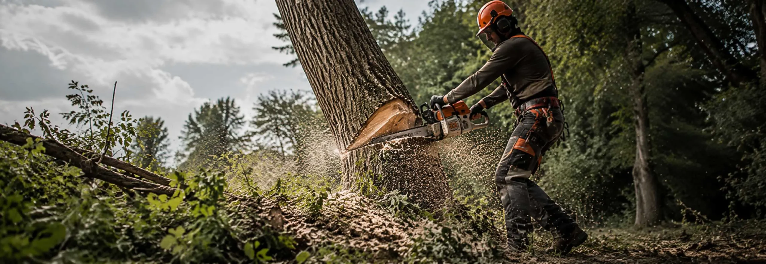 Deadwood removal during tree pruning