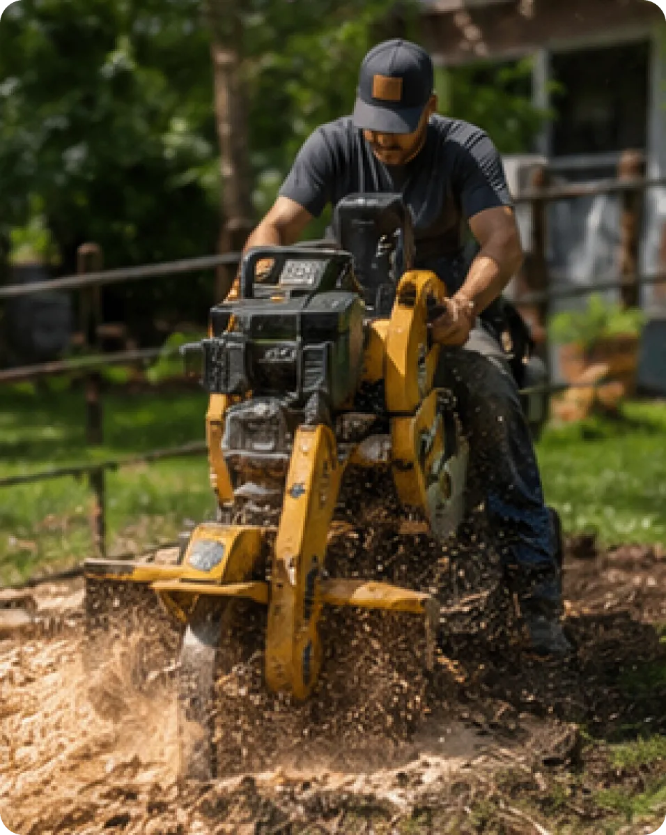 Professional tree care project